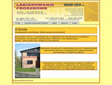 Tablet Screenshot of kolor-tech.pl